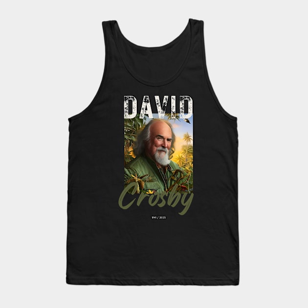 David Crosby vintage Tank Top by Nasromaystro